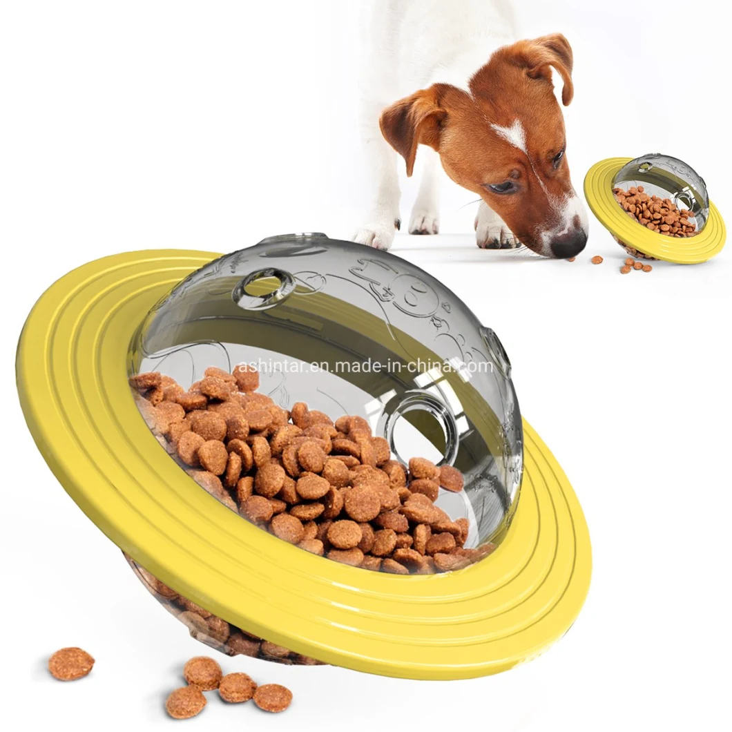 Pet Supply UFO Interactive Iq Dog Chew Treat Dispensing Balls Toys Slow Feeder Dog Toys