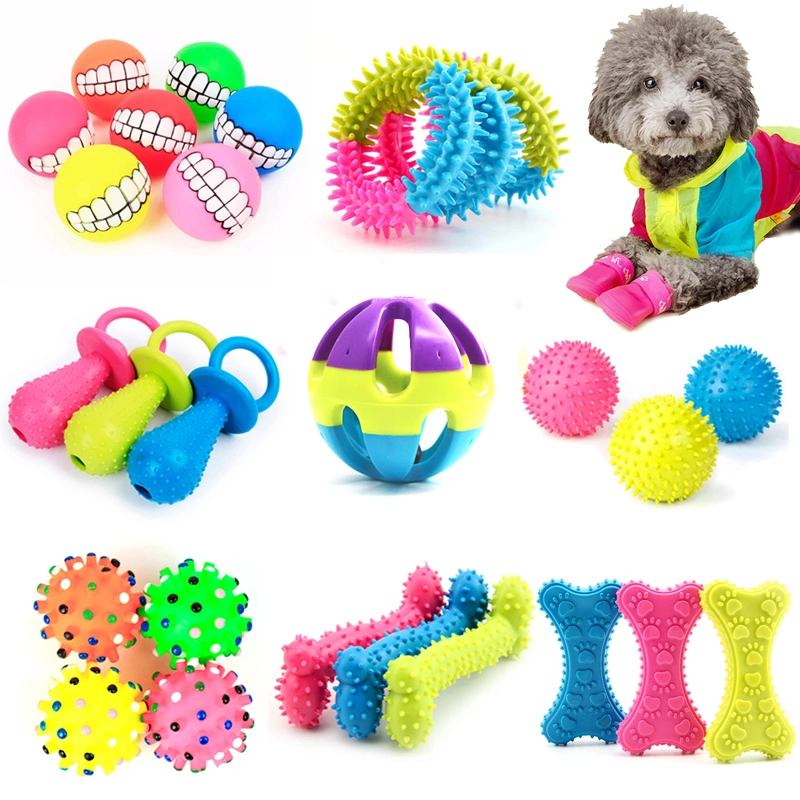 Supplier Rubber Dog Tooth Cleaning Ball Pet Chew Toys