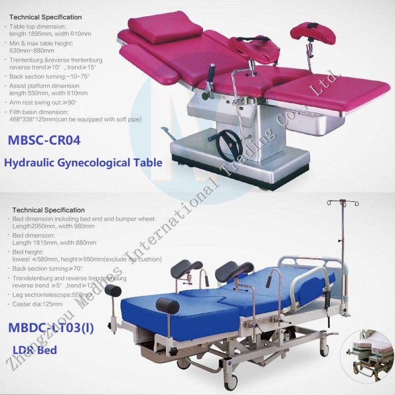 Two or Five Function Electric Hospital Bed Medical Bed