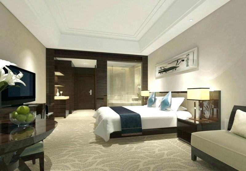 Modern Hotel Contract Fixed&Movable Furniture for One-Bedroom Deluxe Suite