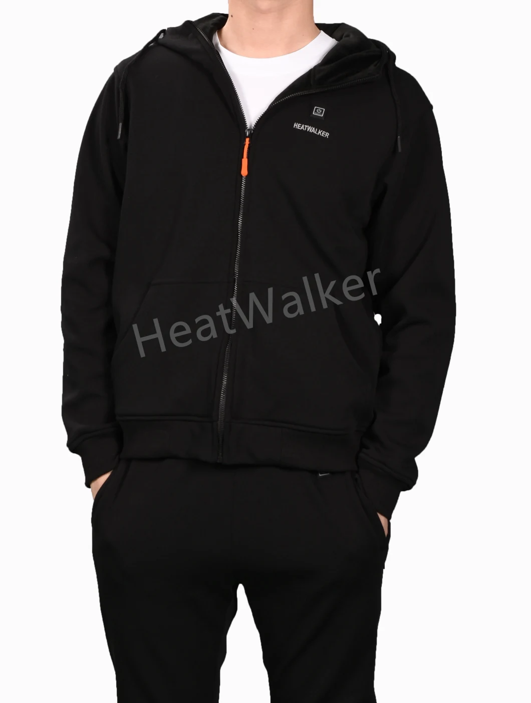 7.4V Electric Heated Hoodie with Front&Bank Heated Elements