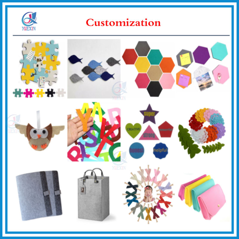 Colored Polyester Felt Craft Sheets Die Cutting Felt