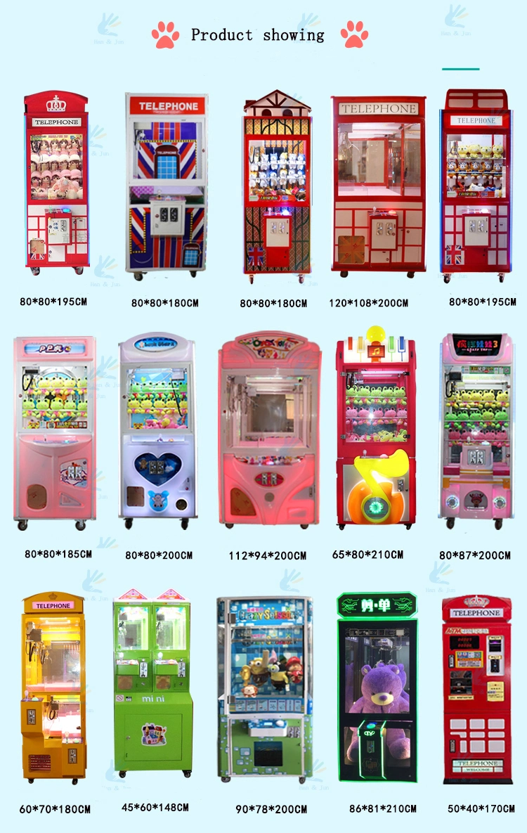 Villa Toys/Doll Crane Vending Acade Electronic Game Machine  