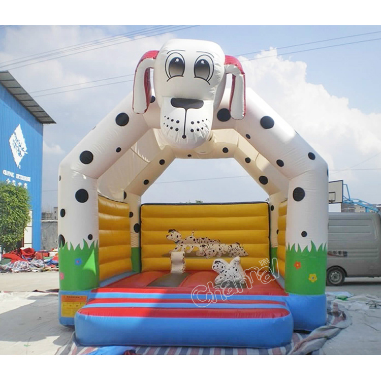 Dalmatian Dog Bouncer Inflatable Jumping Bed