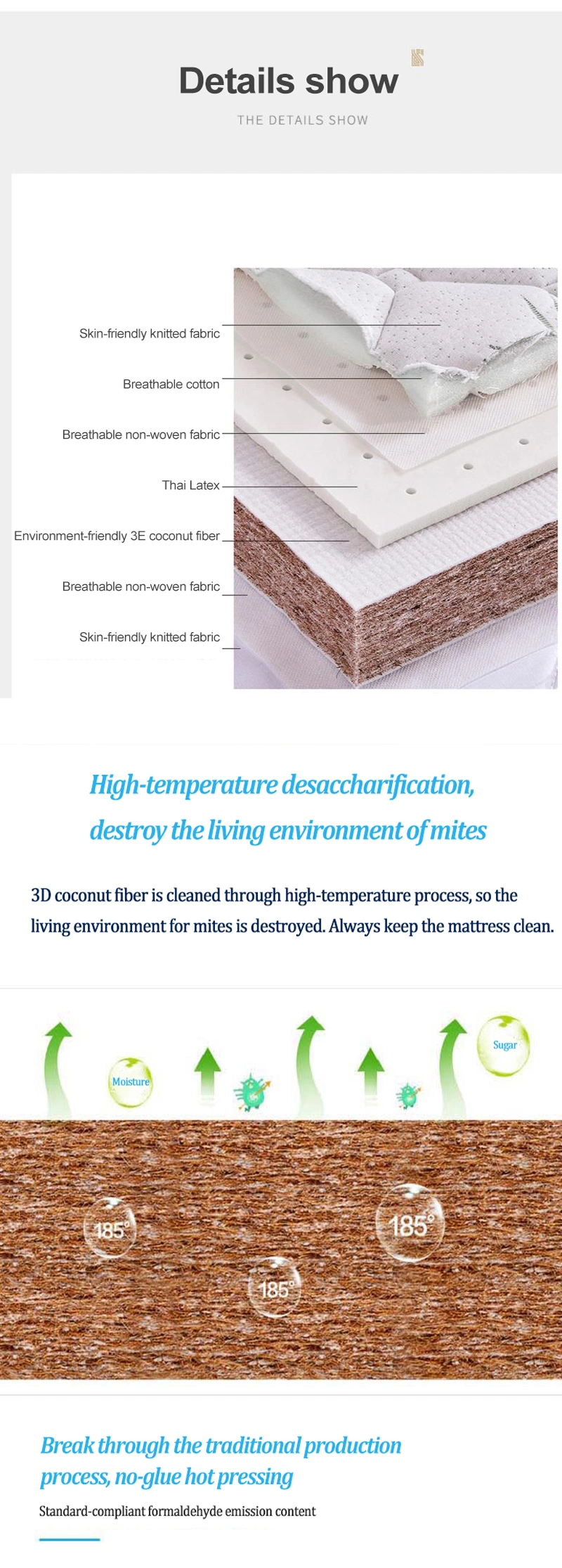 Home Latex Sleeping Tatami Foldable Detachable Washable 15cm Single Bed