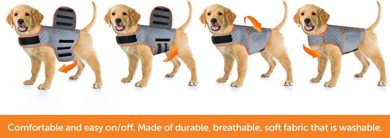 Washable Durable Fabric Dog Coat Designer Calming Dog Clothes