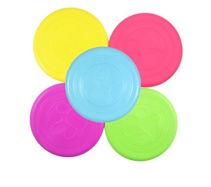 Interactive Dog Rubber Soft Training Pet Dog Toy Products Dog Flying Disc