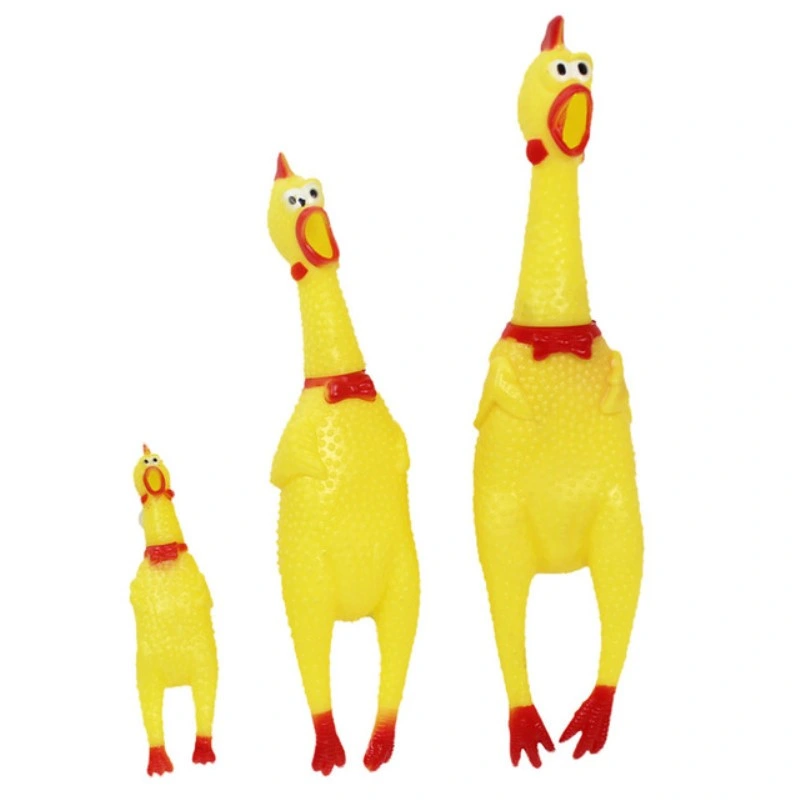 30cm 17cm 41cm Screaming Chicken Squeak Toys Pet Supplies Pet Chew Toys