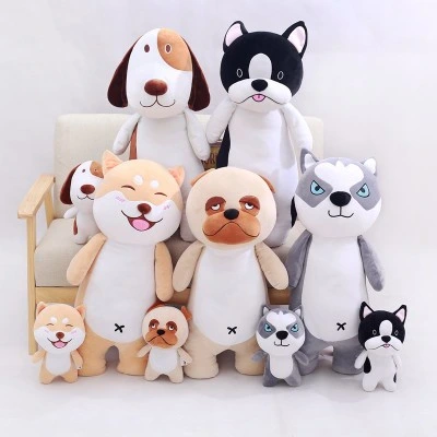 27-60cm Soft Stuffed Plush Baby Toy Love Dog Sleeping Cushion