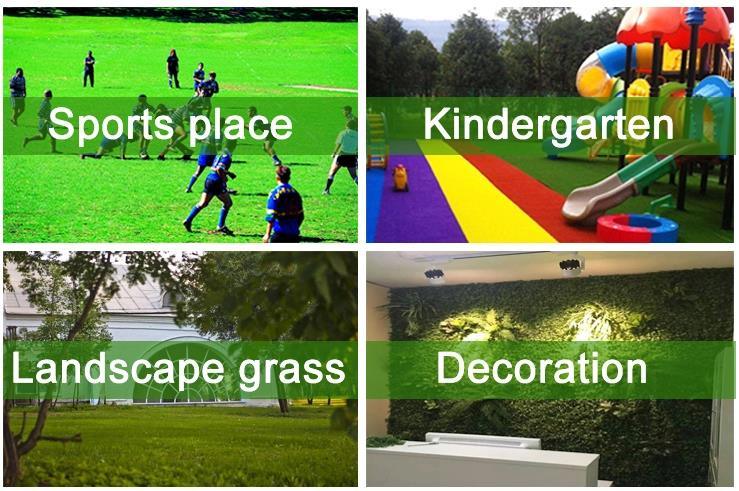 Artificial Grass for Artificial Grass, Synthetic Grass Carpet with High Density