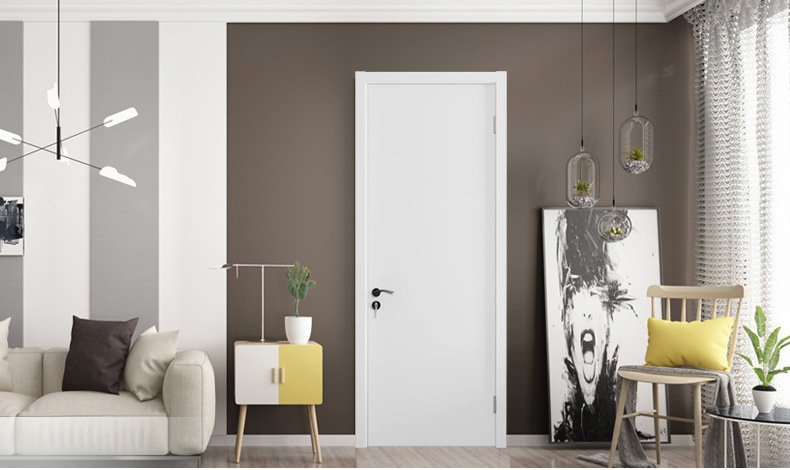 Waterproof Eco-Friendly Wooden MDF PVC Door Soundproof Bedroom Door