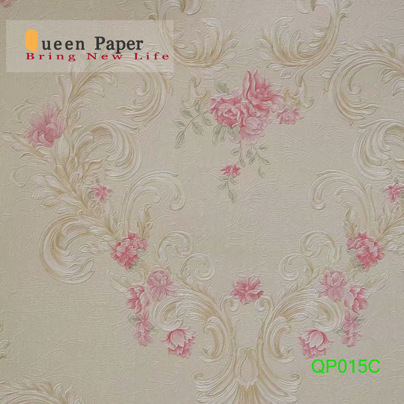 Elegant Italian Waterproof PVC Wallpaper for Bathrooms/Bedroom/Kids Room/Hall