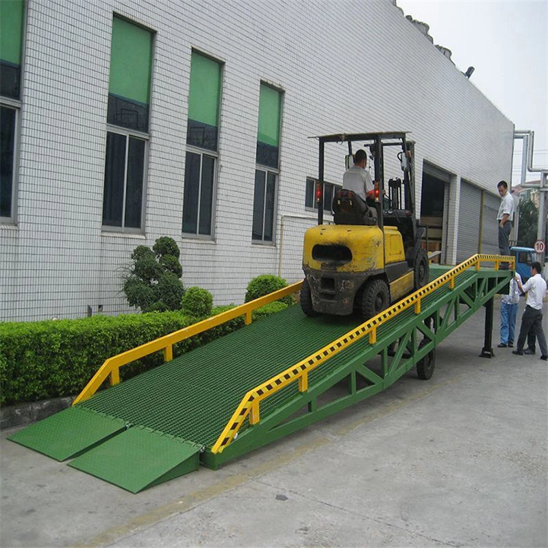 Steel Ramp 15ton Mobile Yard Ramp Mobile Loading Yard Ramp for Sale