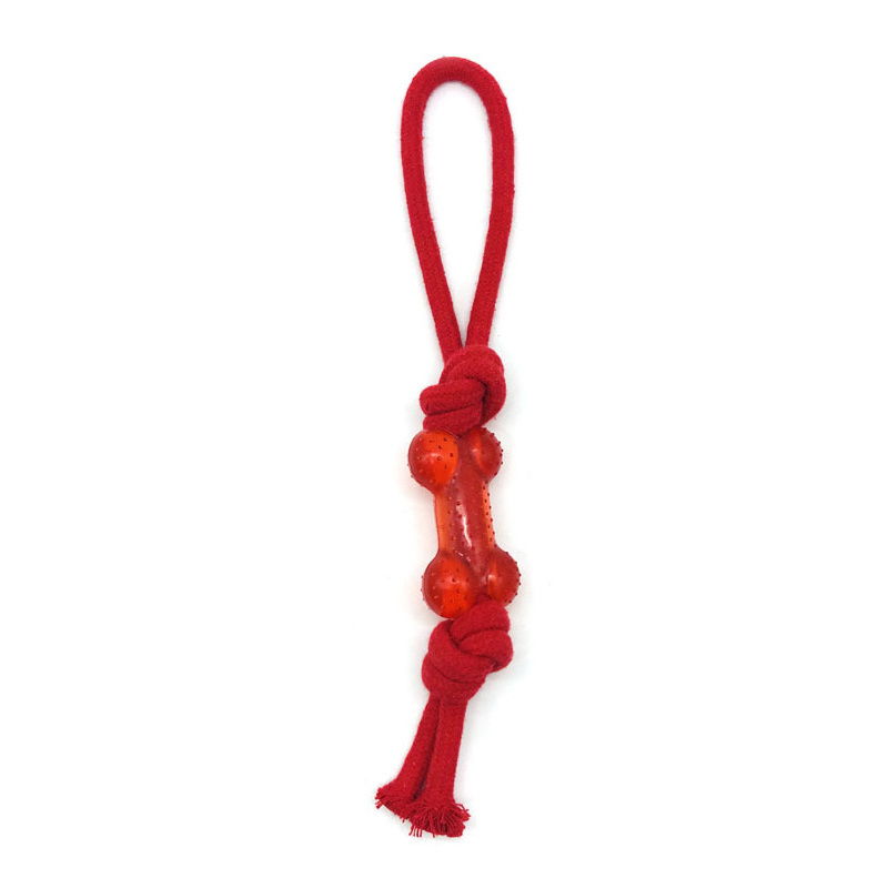 Factory Direct Rubber Rope Pet Dog Toy Chew