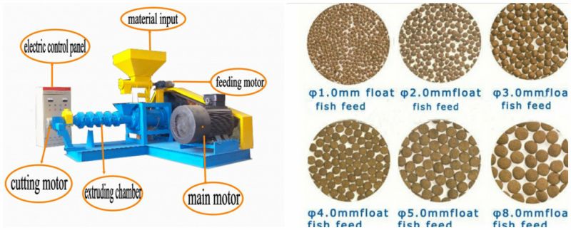 500kg Per Houyr Floating Fish Cat Dog Food Making Machine
