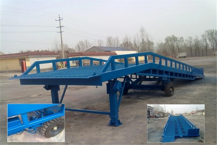 Mobile Yard Ramp Mobile Container Ramp Hydraulic Ramp