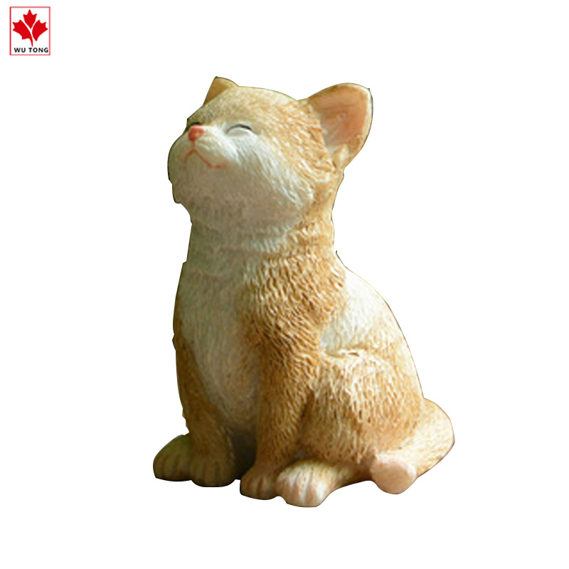 Modern Character Home Decoration Resin Funny Cat Figurine