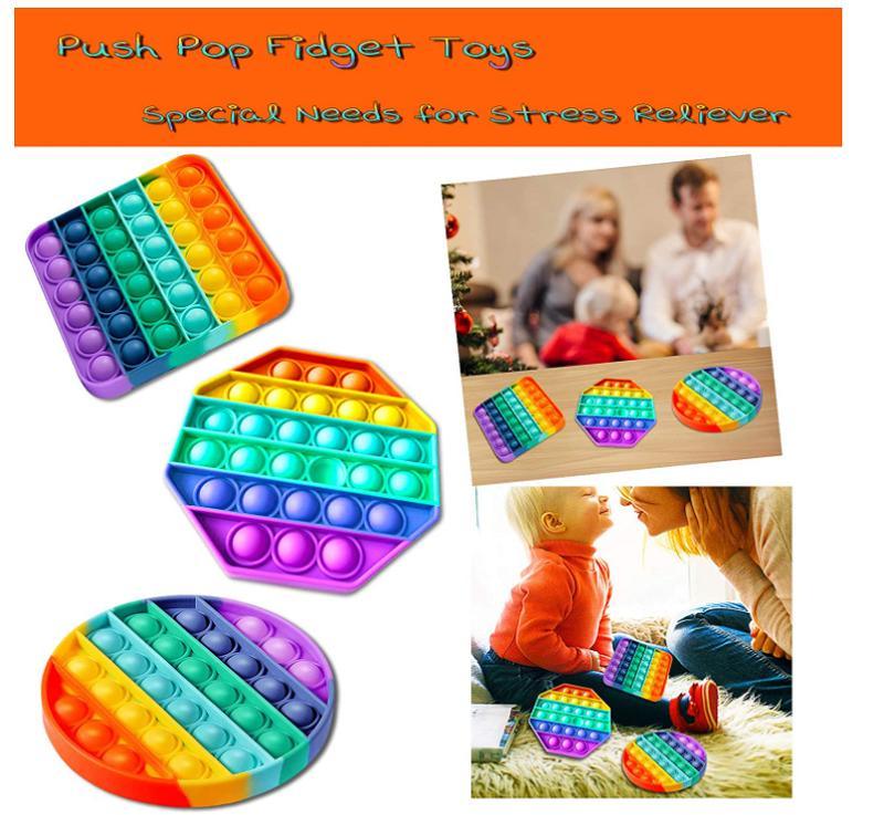 Push Pop Toys Hot-Sell Bubble Fidget Push Pop Toys Sensory Toys