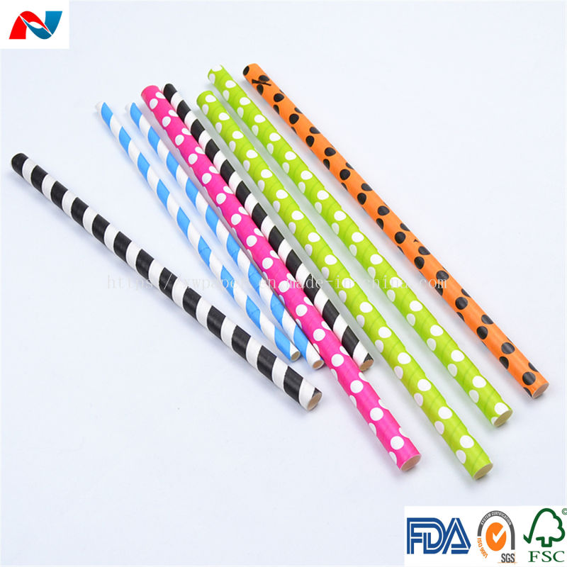 Eco Friendly Wide Paper Straws Big Paper Straw with Customized Size