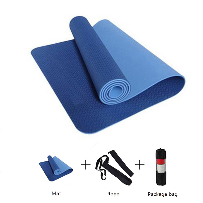 Extra Thick Eco Rubber Foam Exercise Mat Yoga Fitness Mattress
