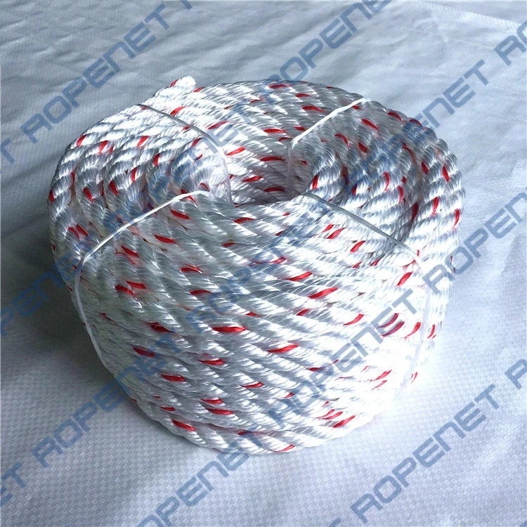 Nylon 3 Strands Twisted Rope Multifilament Pet Rope