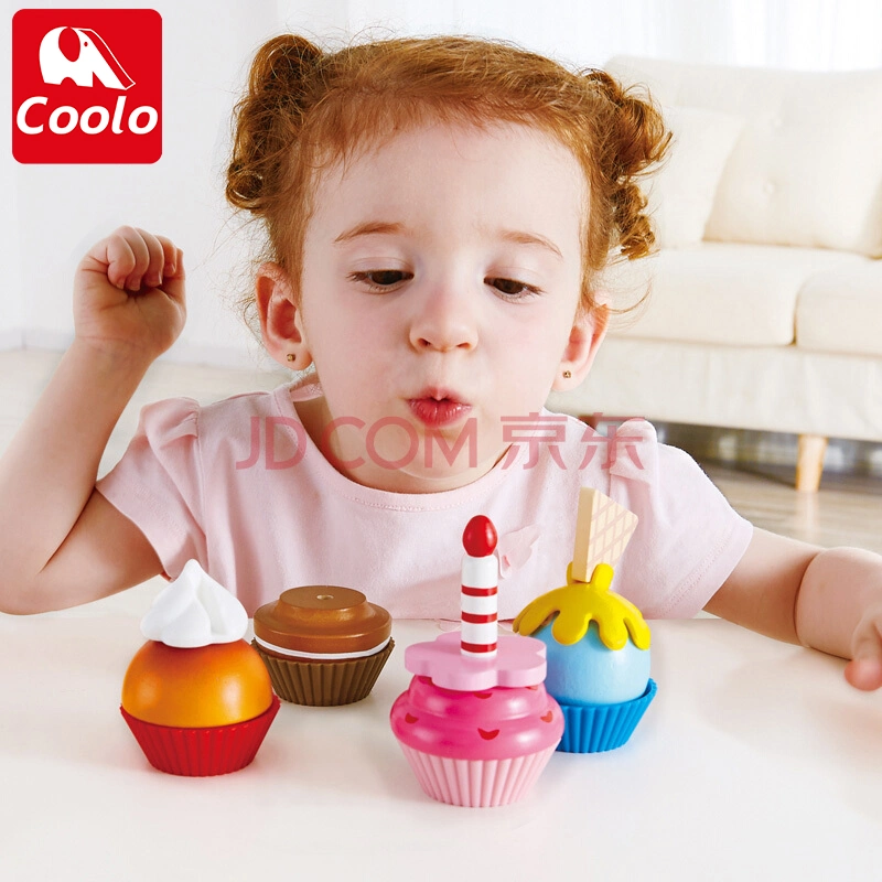 Coolo Food Toys Brithday Cake C6001 Wooden Toys Kitchen Toys