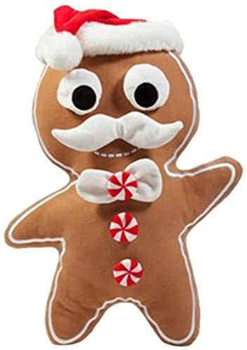 Soft Stuffed Plush Baby Toy Gingerbread Christmas Cookie Interactive