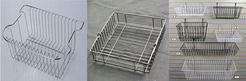 Kitchen Wire Mesh Basket Storage/Washing Wire Mesh Basket/Fried Wire Mesh Basket