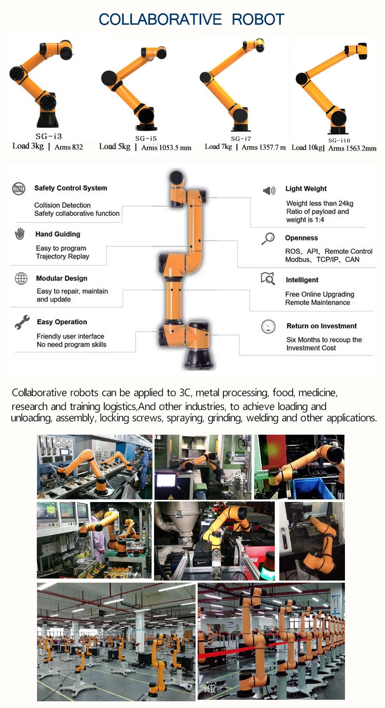 6 Axis Industry Stamping and Punching Robot, Grinding and Polishing, Cutting, Handling