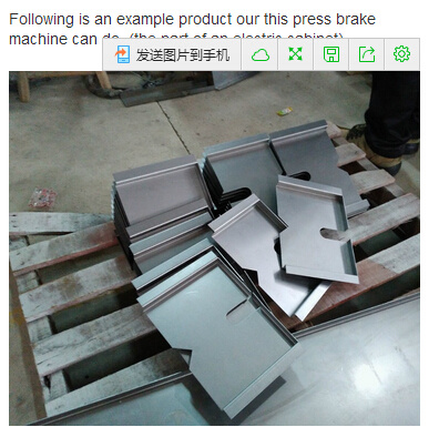Hydraulic Plate Press Brake/ Press Machine/ Hydraulic Press Brake (125T/4000mm)