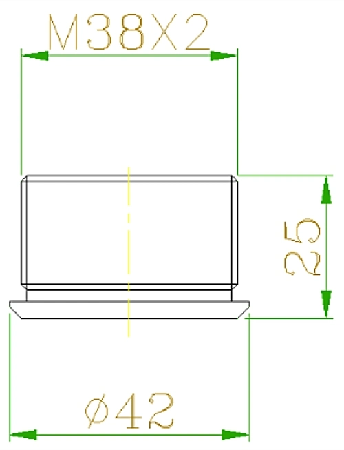 105kHz Piezoelectric Ultrasonic Transducer for Distance Measurement