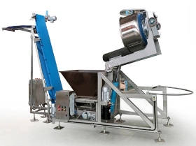 SS304 Bread Production Line 600mm Working Width with Auto Dough Cutting Hopper