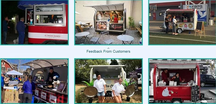 Multifunctional Customizable Street Food Trailer/Food Truck/Fast Food Van