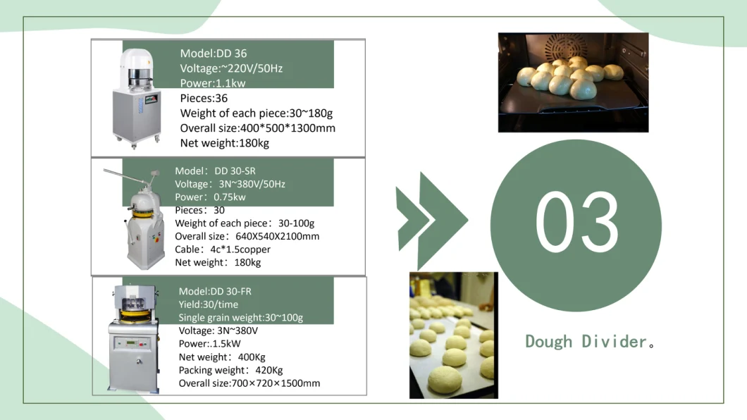 Commercial Bakery Equipment Dough / Mooncake Divider Dough Cutting Machine