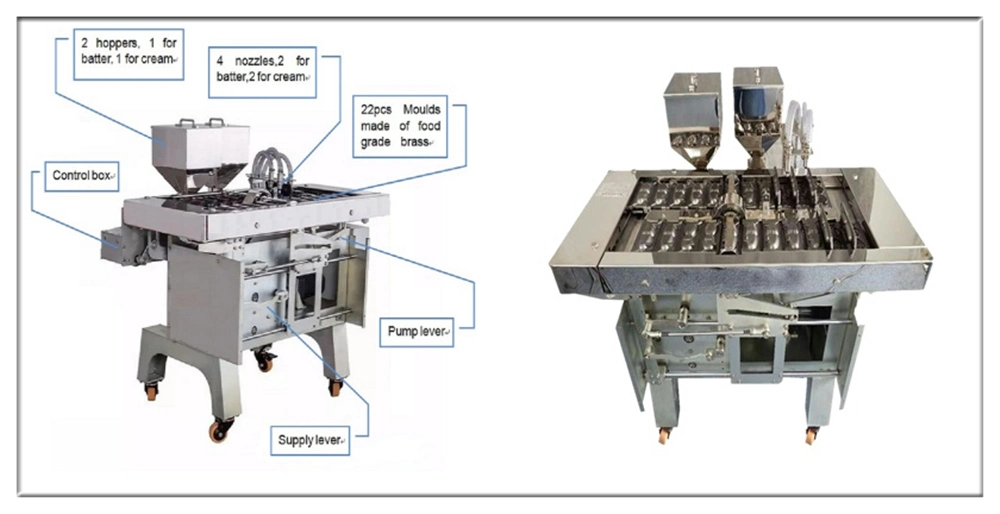 Automatic Small Delimanjoo Cake Home Cake Cream Cake Making Machine