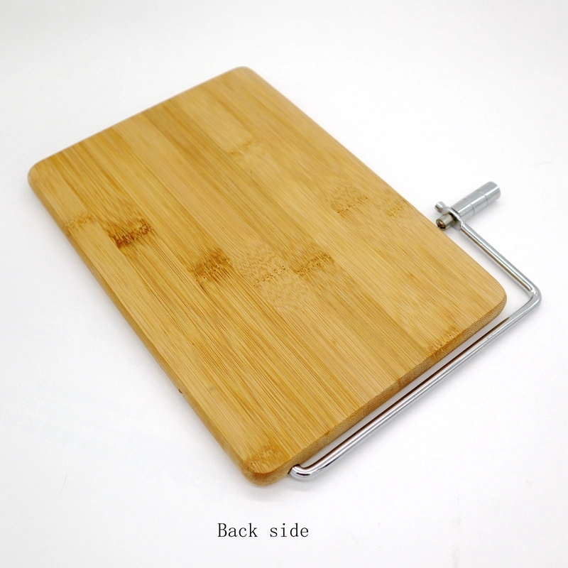 New Design Personalised Natural Mini Bamboo Acacia Wooden Cheese Cutting Board with Cutlery Set