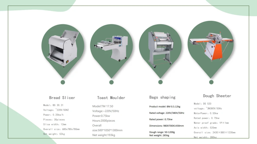 Commercial Bakery Machine Bun Automatically Dough Cutter Dough Divider