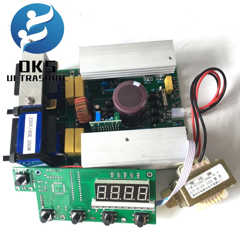 20K 25K 28K 40K 200W Ultrasonic Generator Driver PCB Board with Display
