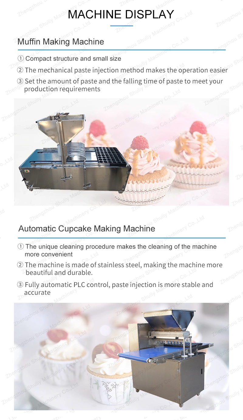 Automatic Yellow Cake Machine Batter Filling Machine Cake Making Machine