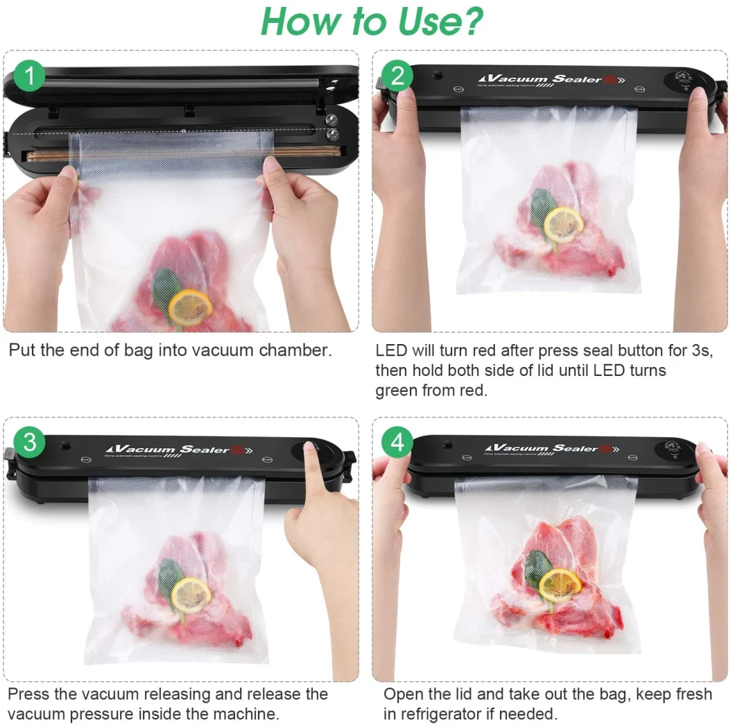 Automatic Vacuum Sealer Food Packaging Machine Food Saver Tools