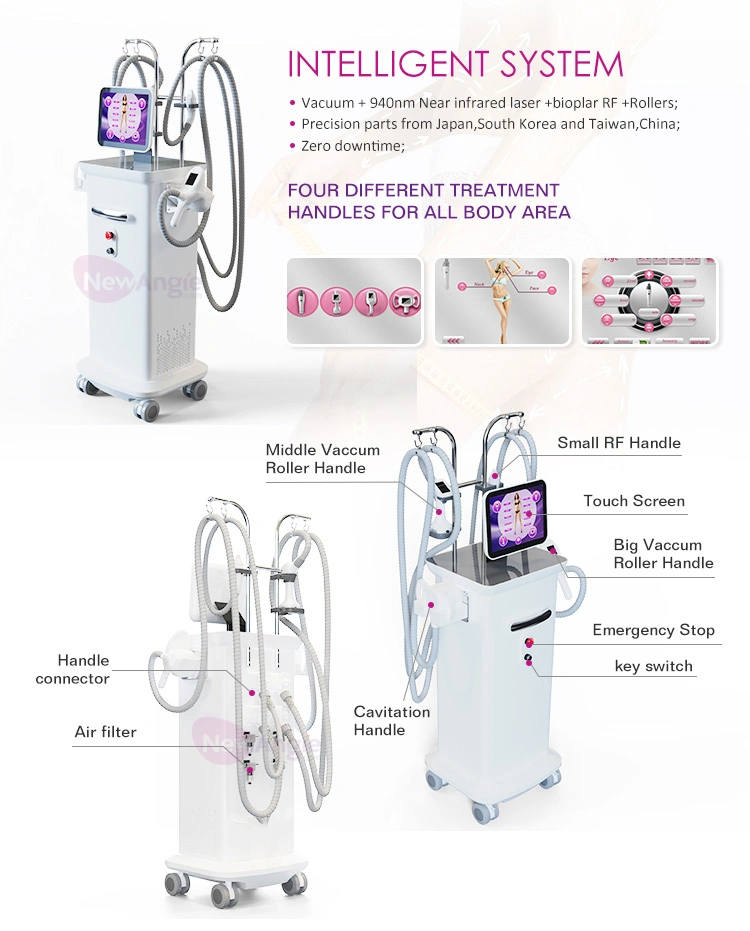 40K Ultrasonic Cavitation System Professional Beauty Machine Personal Care Cellulite Butt Lift Machine Vacuum