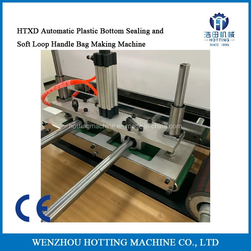 Automatic Bio Degradable Soft Handle Plastic Shopping Bag Making Machine, Bag Sealing and Cutting Machine