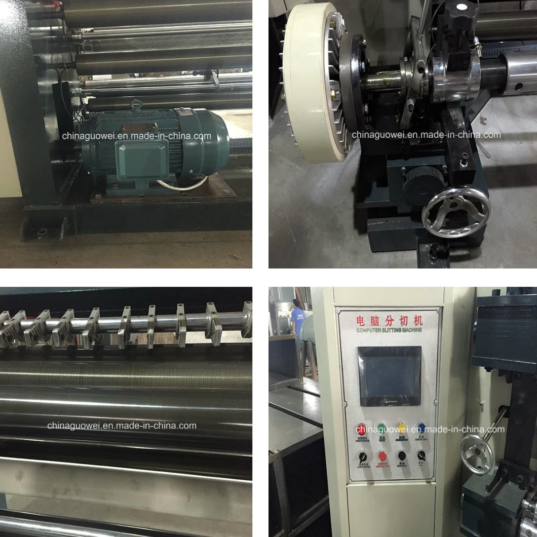 PLC Controlled Rewinder Ultrasonic Label Cutting Machine for Plastic Film in 200m/Min