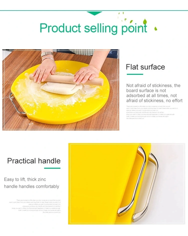 Sanitary, Waterproof PE Plastic Cutting Board Chopping Board for Kitchen