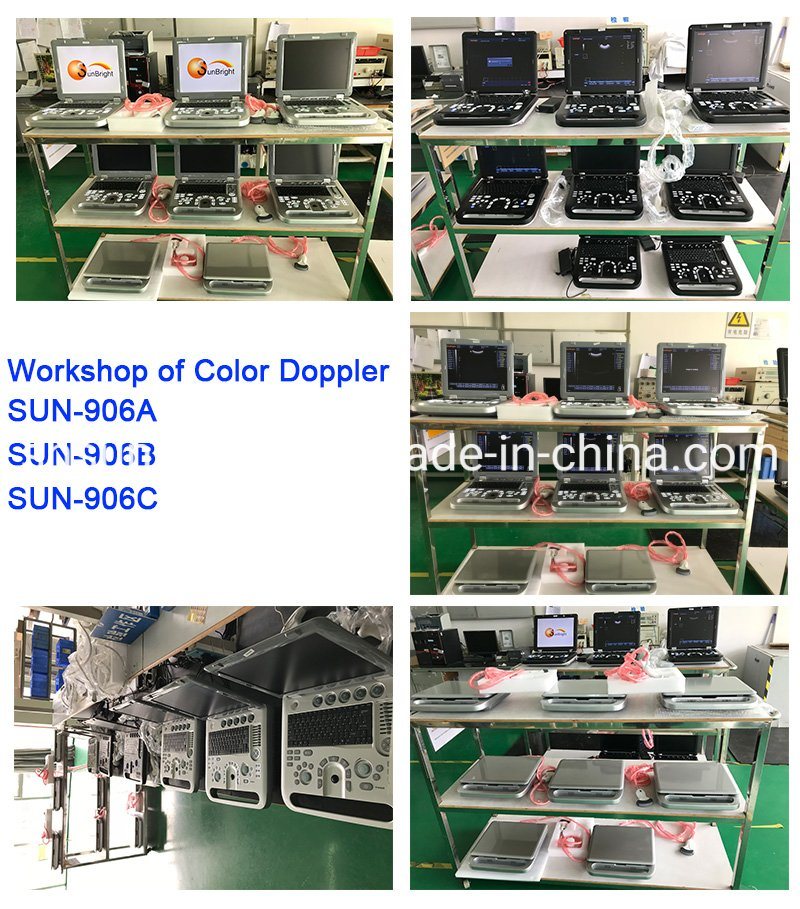 Colorful Ultrasound Scanner Doppler Color Ultrasound Sun-906A Medical Ultrasound Scan