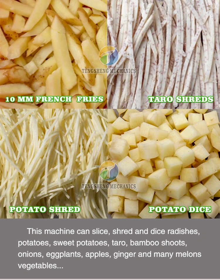 Efficient with Best Price Fruit Tomato Bamboo Slicing Machine Carrot Dicing Shredding Slicing Machine (TS-Q112)