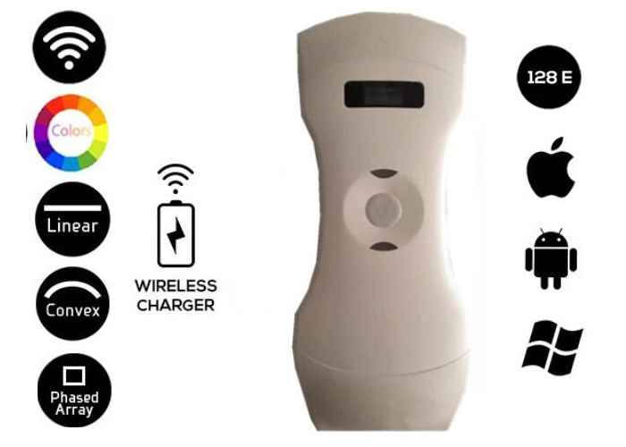 Ultrasound Wireless Probe Medical Ultrasound Instruments Convex Handheld