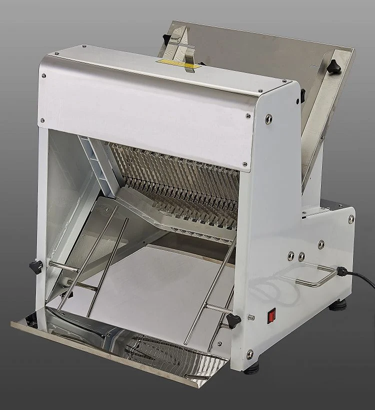 Baking Equipments Table Slicer Bun Sliced Hamburger Cutting Sheet Cutter Bread Slicing Machine