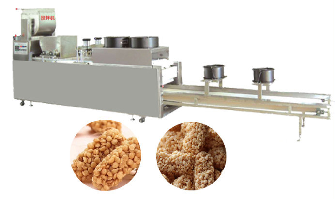 Industrial Automatic Peanut Chikki Candy Maker Cereal Bar Making Machine
