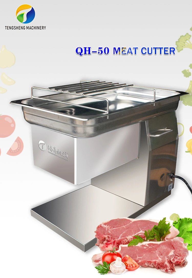 Electric Meat Cutting Equipment Commercial All Stainless Steel Beef Meat Slicing Machine Cutting Machine (QH-50)